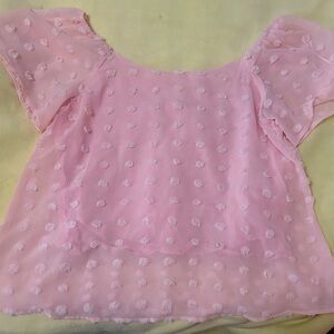 Francesca’s Light Pink Blouse Shirt